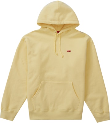 Supreme Small Box Hooded Sweatshirt (SS23) Light Yellow - Novelship