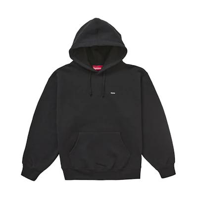 Supreme Small Box Hooded Sweatshirt (SS25) Black