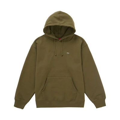 Supreme Small Box Hooded Sweatshirt (SS25) Dark Olive