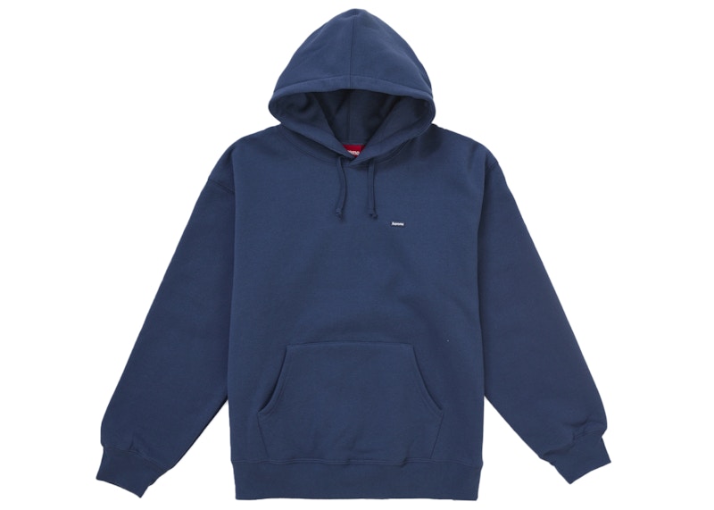 Supreme Small Box Hooded Sweatshirt (SS25) Navy