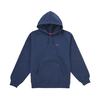 Supreme Small Box Hooded Sweatshirt (SS25) Navy