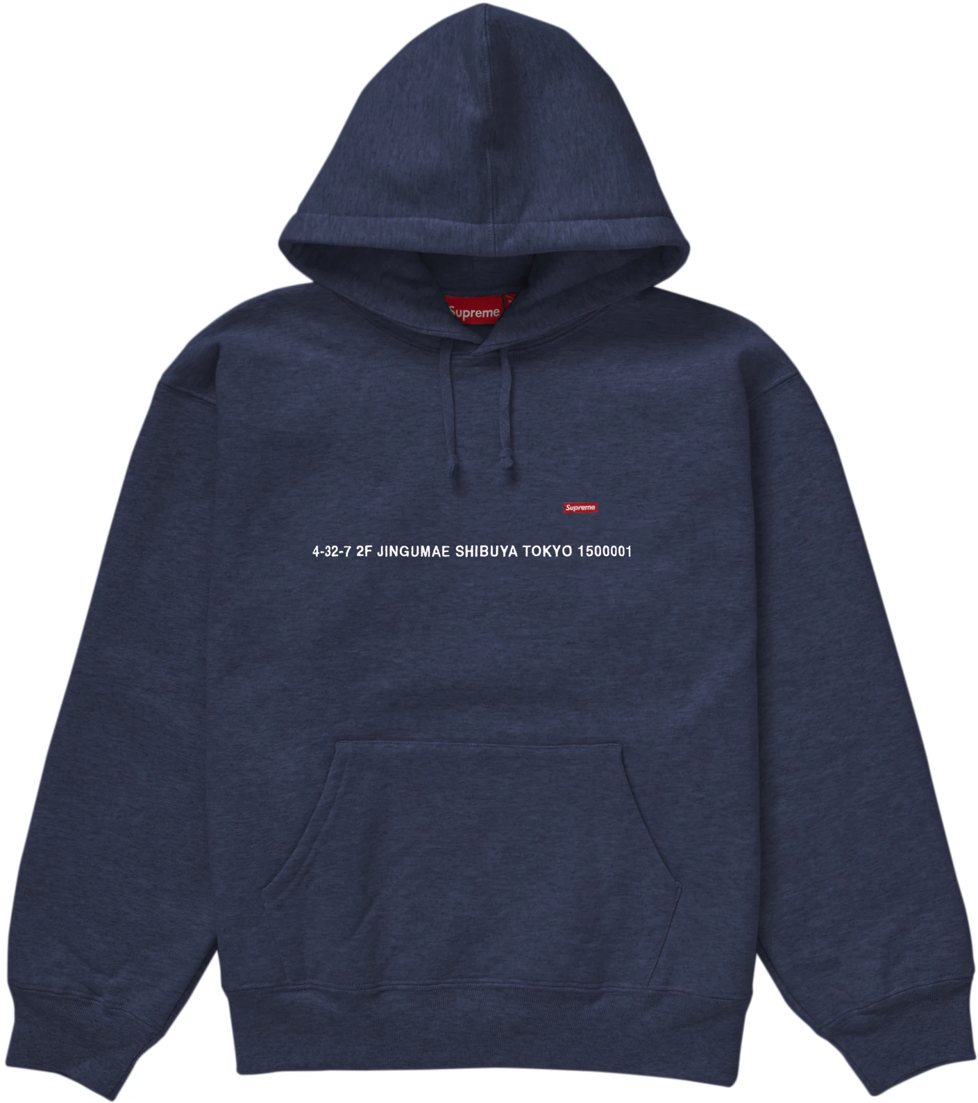 Dark blue on sale supreme hoodie