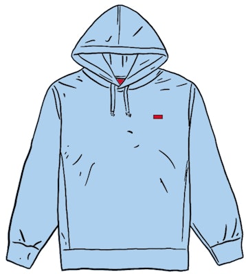 至高無上的小盒子連帽運動衫冰藍色 Buy 至高無上的小盒子連帽運動衫冰藍色