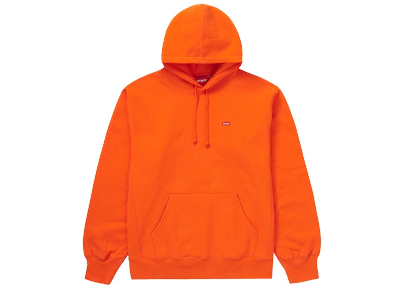 Supreme Small Box Hooded Sweatshirt Orange (FW21)