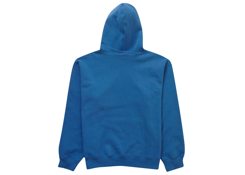 Order Supreme Small Box Hoodie (SS23) Biru Pucat