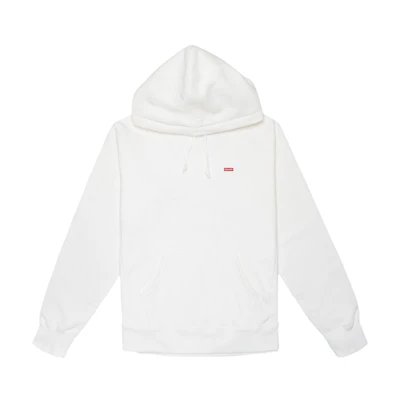 Supreme Small Box Hoodie White