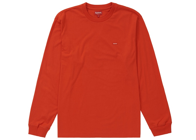 Supreme Small Box L/S Tee (FW22) Bright Orange