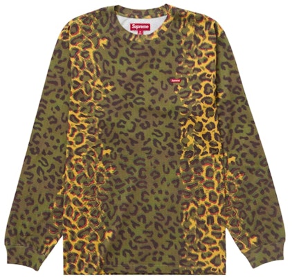 Supreme 小標長袖T恤 (FW24) 豹紋款 Buy Supreme 小標長袖T恤 (FW24) 豹紋款