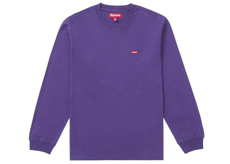 Supreme Small Box L/S Tee (FW24) Purple