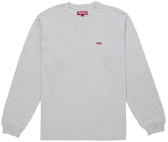 Supreme Small Box L/S Tee (FW25) Heather Grey Supreme Small Box L/S Tee (FW25) Heather Grey