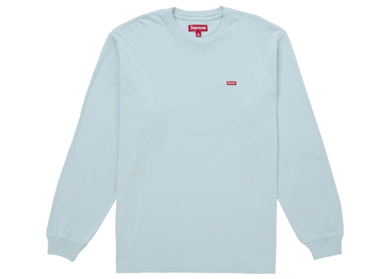 Supreme Small Box L/S Tee (FW25) Light Blue