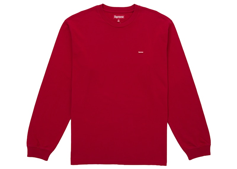 Supreme Small Box L/S Tee (FW25) Red