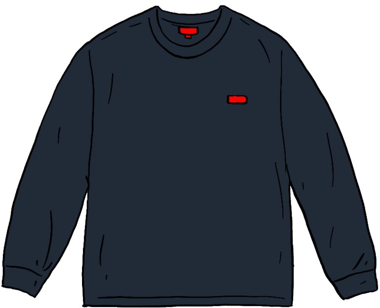 supreme-small-box-l-s-tee-ss-21-navy