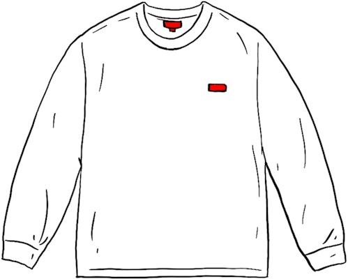 Supreme Small Box L/S Tee (SS21) White Buy Supreme Small Box L/S Tee (SS21) White