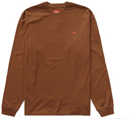Supreme Small Box L/S Tee (SS22) Brown Buy Supreme Small Box L/S Tee (SS22) Brown
