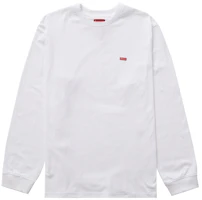Supreme Small Box L/S Tee (SS22) White Supreme Small Box L/S Tee (SS22) White