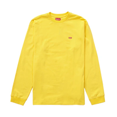 Supreme Small Box L/S Tee (SS22) Yellow