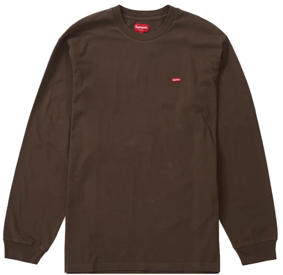 supreme-small-box-l-s-tee-ss-23-brown