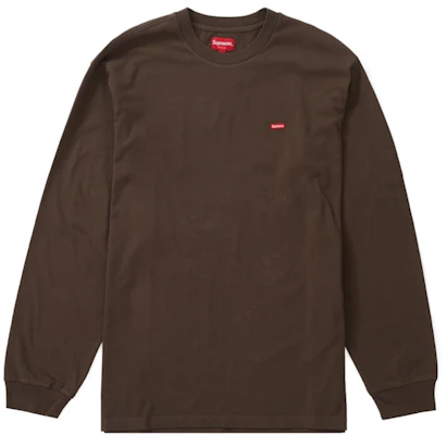 Supreme Camiseta Manga Larga Small Box (SS23) Marrón Buy Supreme Camiseta Manga Larga Small Box (SS23) Marrón