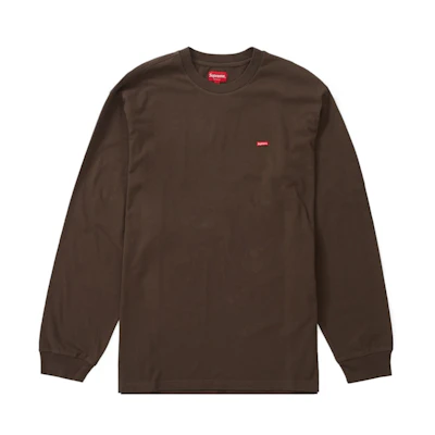 Supreme Small Box L/S Tee (SS23) Brown