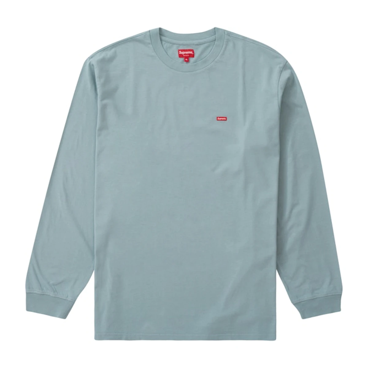 Buy Supreme Small Box L S Tee SS23 Light Slate Novelship