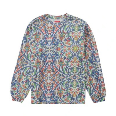 Supreme Small Box L/S Tee (SS23) Tapestry