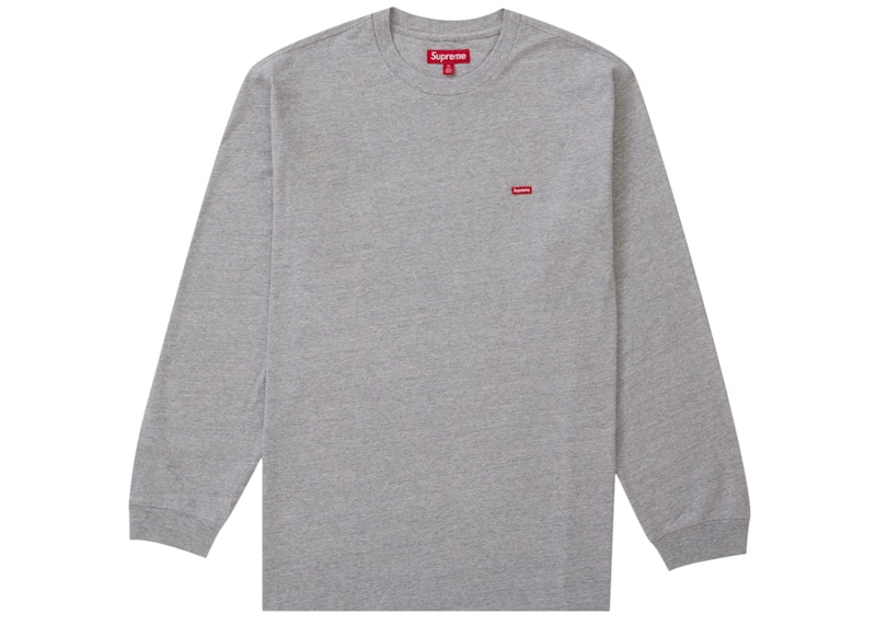 Supreme Small Box L/S Tee (SS24) Heather Grey