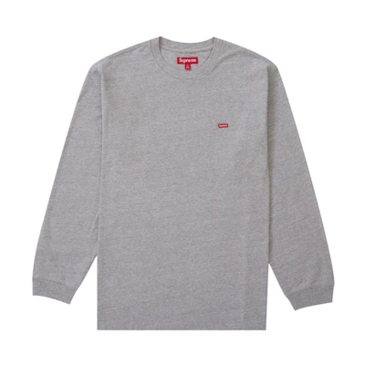 Supreme Small Box L/S Tee (SS24) Heather Grey