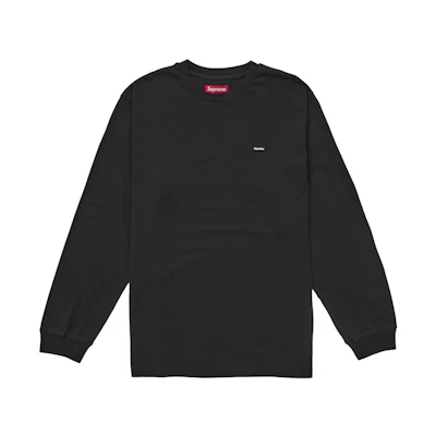 Supreme Small Box L/S Tee (SS25) Black