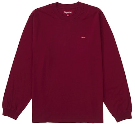 Supreme Small Box L/S Tee (SS25) Cardinal Merah Panjang Buy Supreme Small Box L/S Tee (SS25) Cardinal Merah Panjang