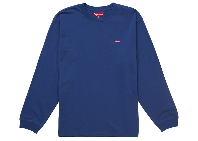 Supreme Small Box L/S Tee (SS25) Dark Royal