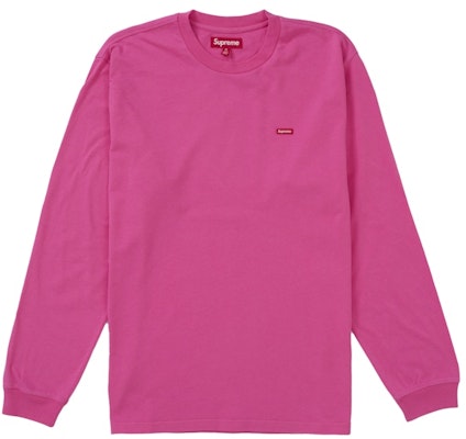 Supreme Small Box L/S Tee (SS25) Merah Jambu. Buy Supreme Small Box L/S Tee (SS25) Merah Jambu.
