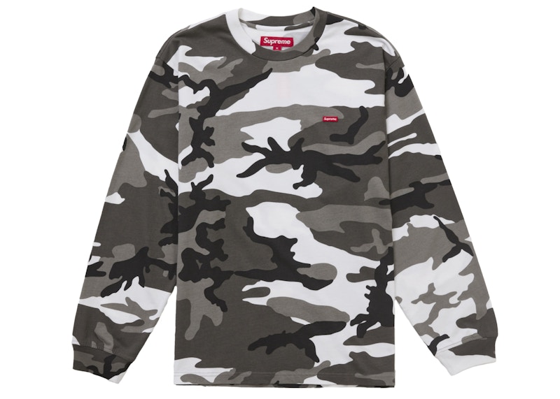 Supreme Small Box L/S Tee (SS25) Snow Camo