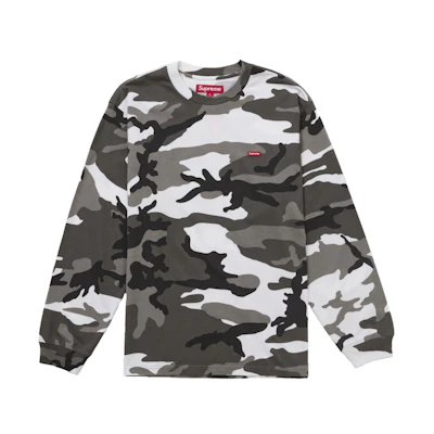 Supreme Small Box L/S Tee (SS25) Snow Camo