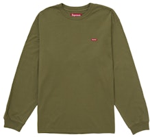 Supreme Small Box L/S Tee (SS25) Washed Olive Supreme Small Box L/S Tee (SS25) Washed Olive