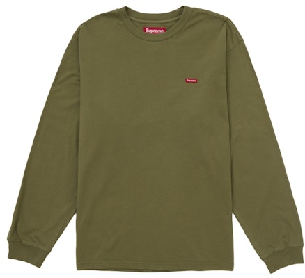 Supreme Small Box L/S Tee (SS25) Washed Olive Baju Lengan Panjang Buy Supreme Small Box L/S Tee (SS25) Washed Olive Baju Lengan Panjang