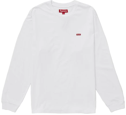 Supreme 小盒标长袖T恤 (SS25) 白色 Buy Supreme 小盒标长袖T恤 (SS25) 白色