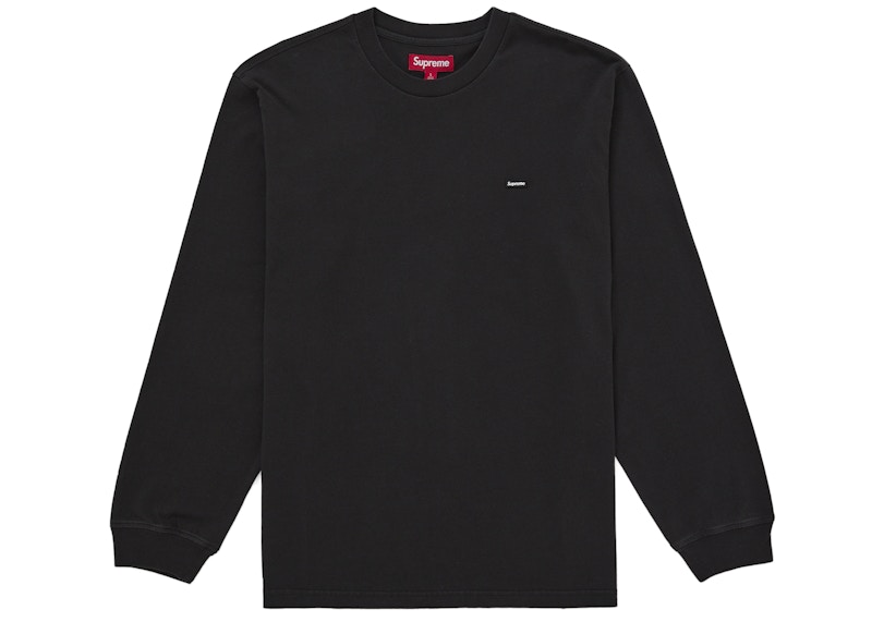 Supreme Small Box L/S Tee (SS26) Black