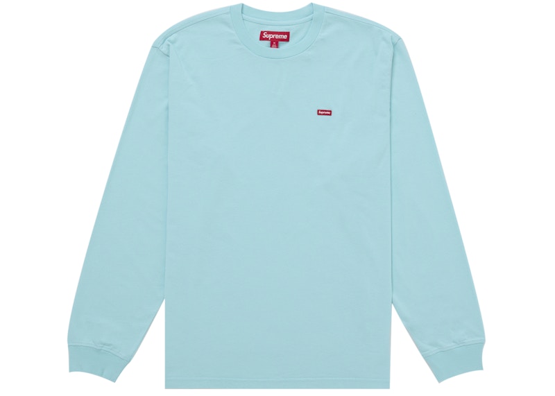 Supreme Small Box L/S Tee (SS26) Blue