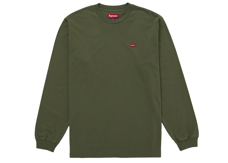 Supreme Small Box L/S Tee (SS26) Olive