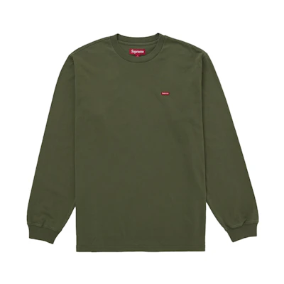 Supreme Small Box L/S Tee (SS26) Olive
