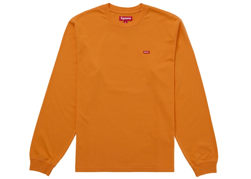 Supreme Small Box L/S Tee (SS26) Orange