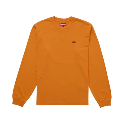 Supreme Small Box L/S Tee (SS26) Orange