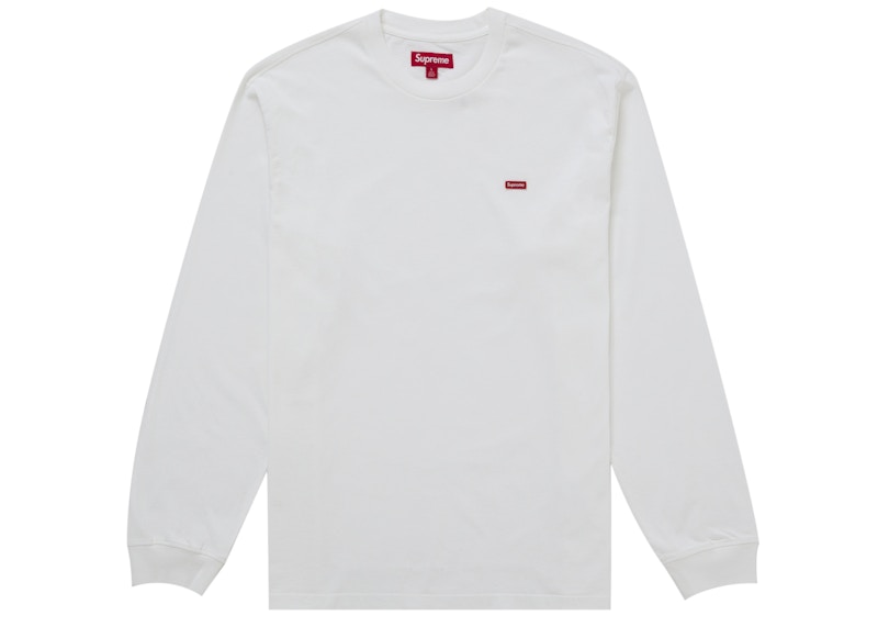 Supreme Small Box L/S Tee (SS26) White