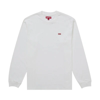 Supreme Small Box L/S Tee (SS26) White