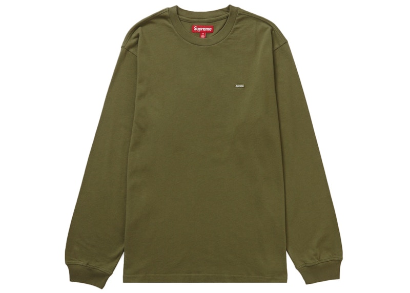 Supreme Small Box Raglan Crewneck Olive Buy Supreme Small Box