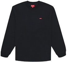 Supreme Small Box L/S Tee Navy