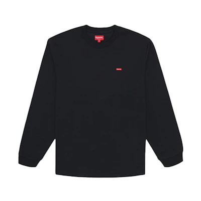 Supreme Small Box L/S Tee Navy