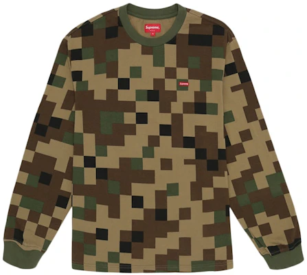 Supreme Camiseta Manga Larga Box Pequeña Oliva Digi Camo Buy Supreme Camiseta Manga Larga Box Pequeña Oliva Digi Camo