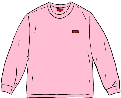 Supreme Small Box L/S Tee Pink Buy Supreme Small Box L/S Tee Pink